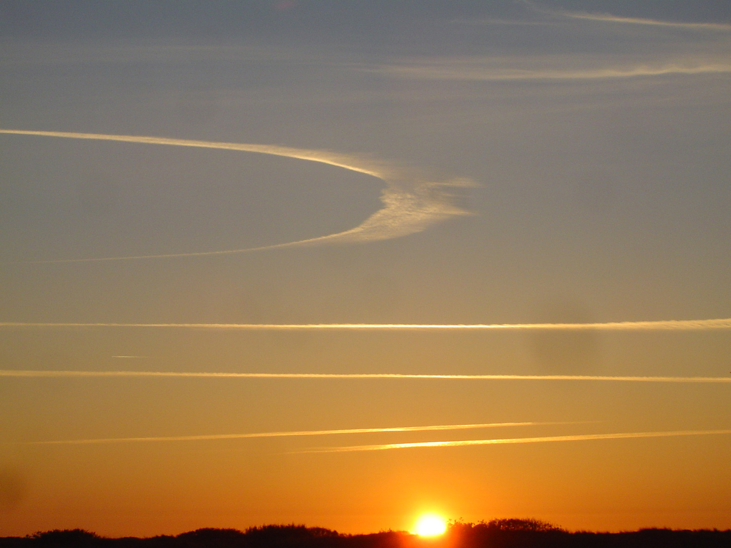 Sonnenuntergang auf Ameland