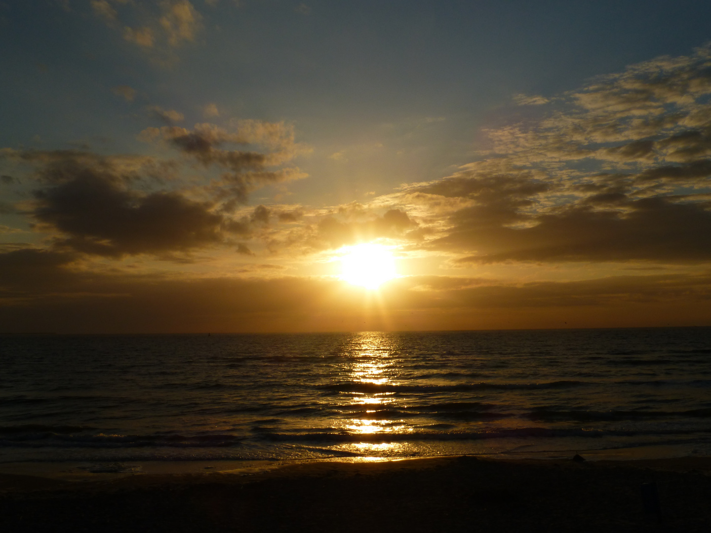 Sonnenuntergang auf Ameland III ...