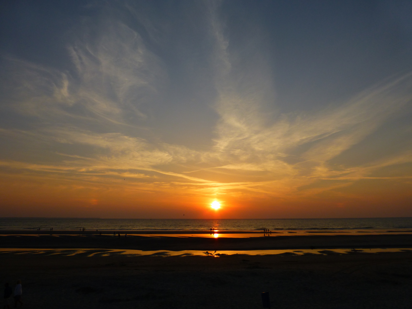 Sonnenuntergang auf Ameland VI ...