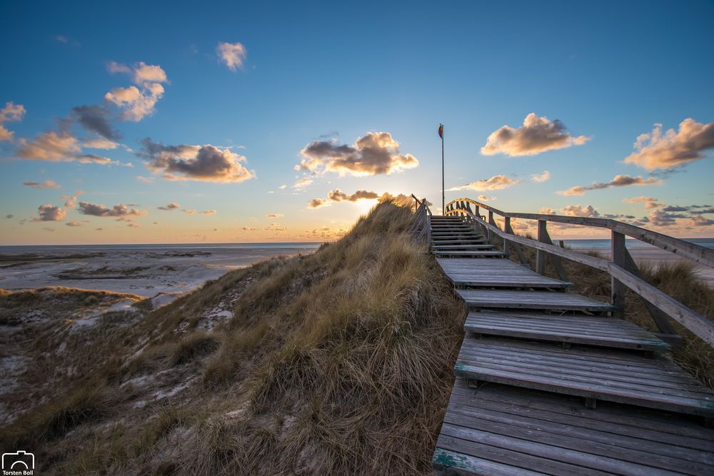 Sonnenuntergang auf Amrum