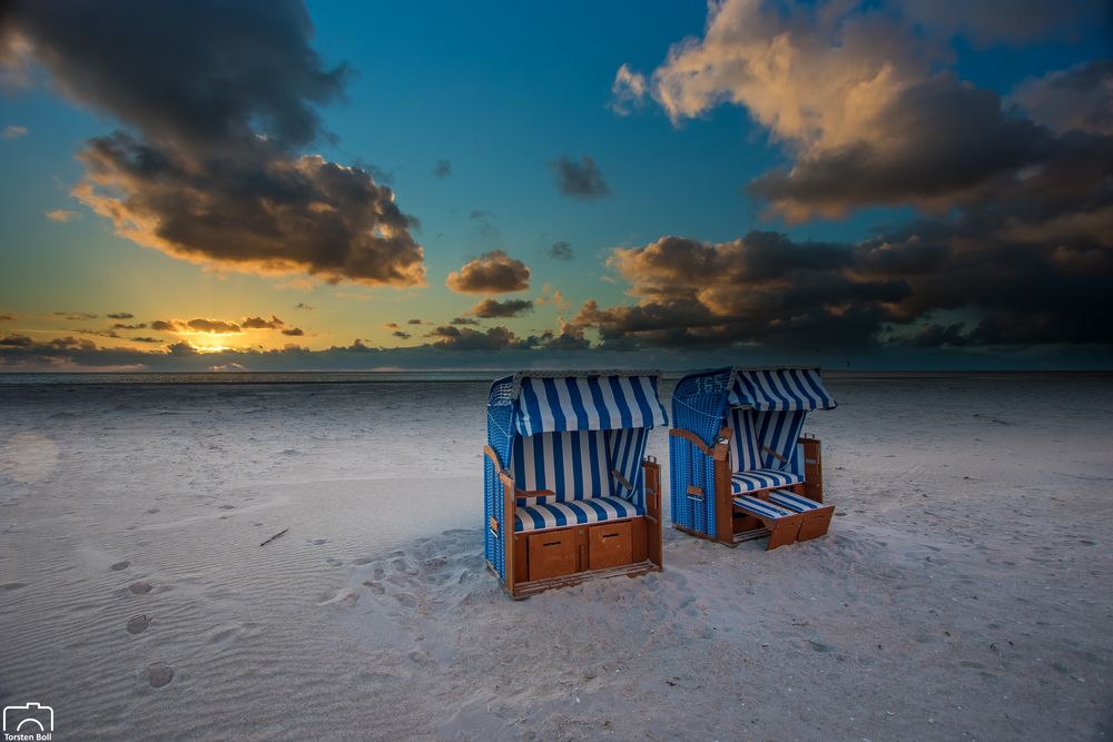 Sonnenuntergang auf Amrum