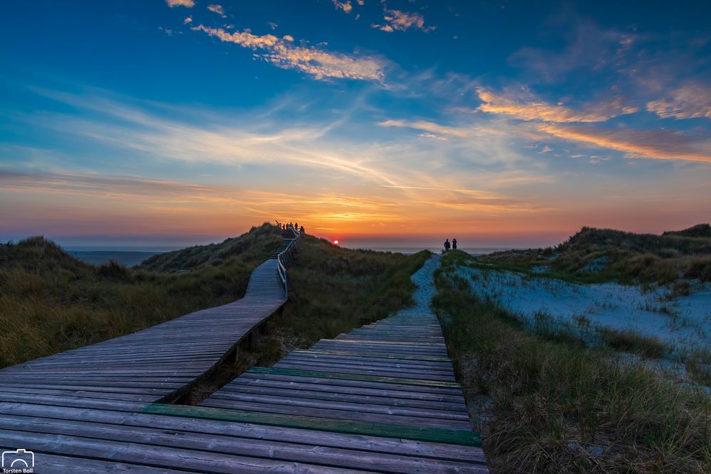 Sonnenuntergang auf Amrum