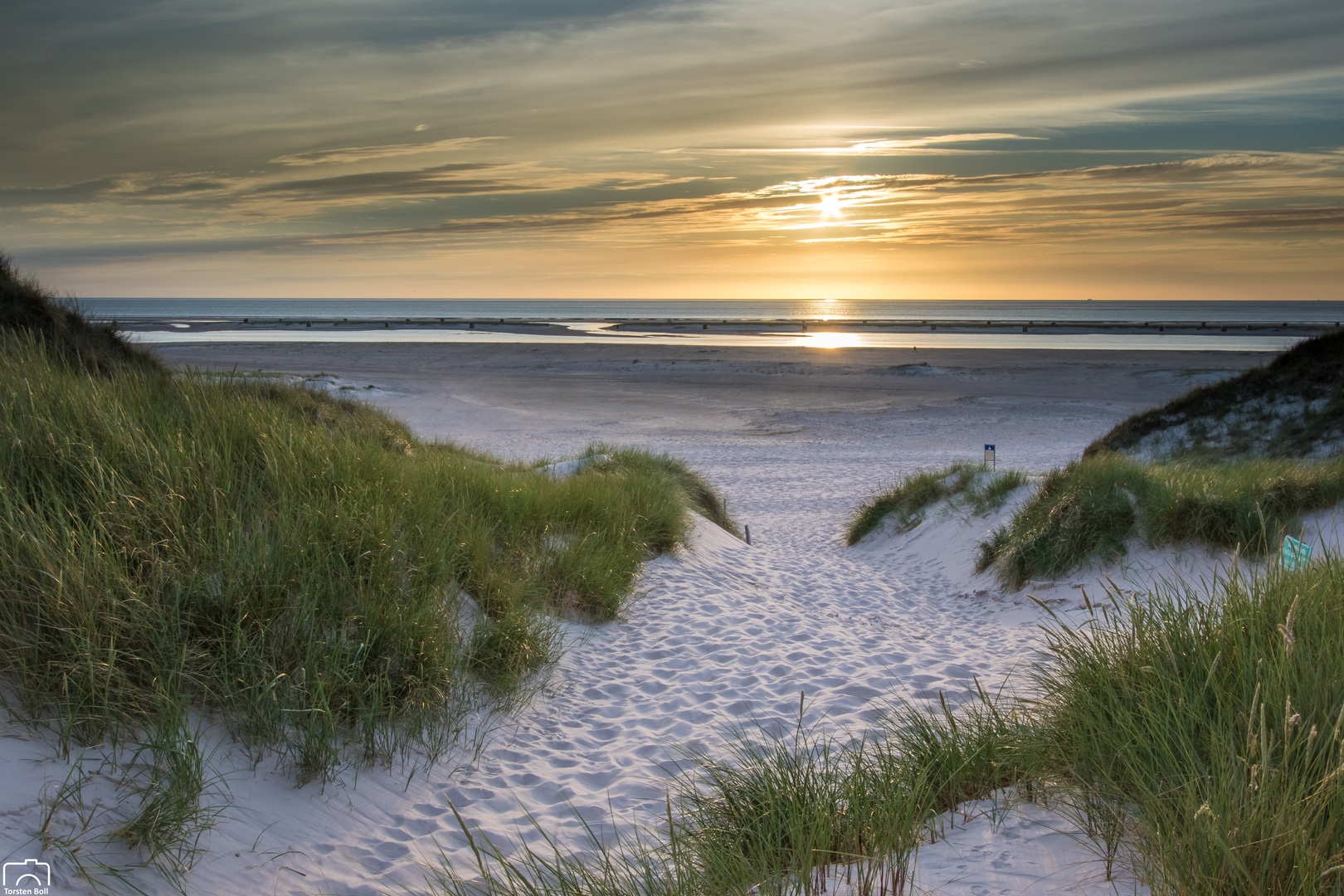 Sonnenuntergang auf Amrum