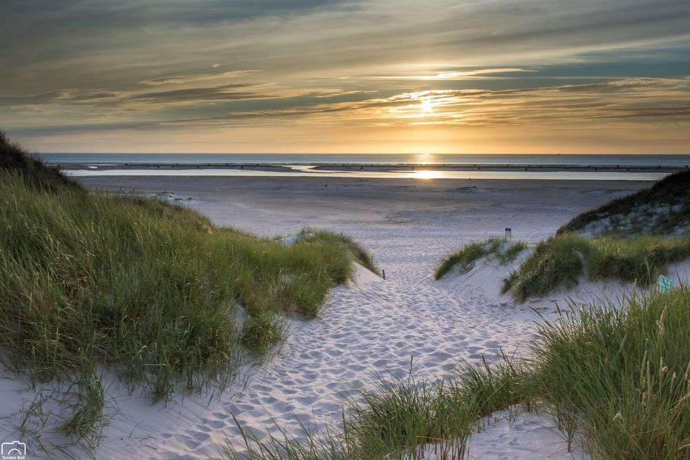 Sonnenuntergang auf Amrum