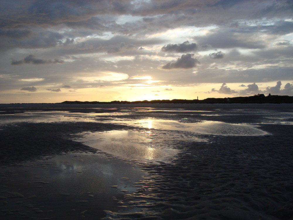 Sonnenuntergang auf Amrum