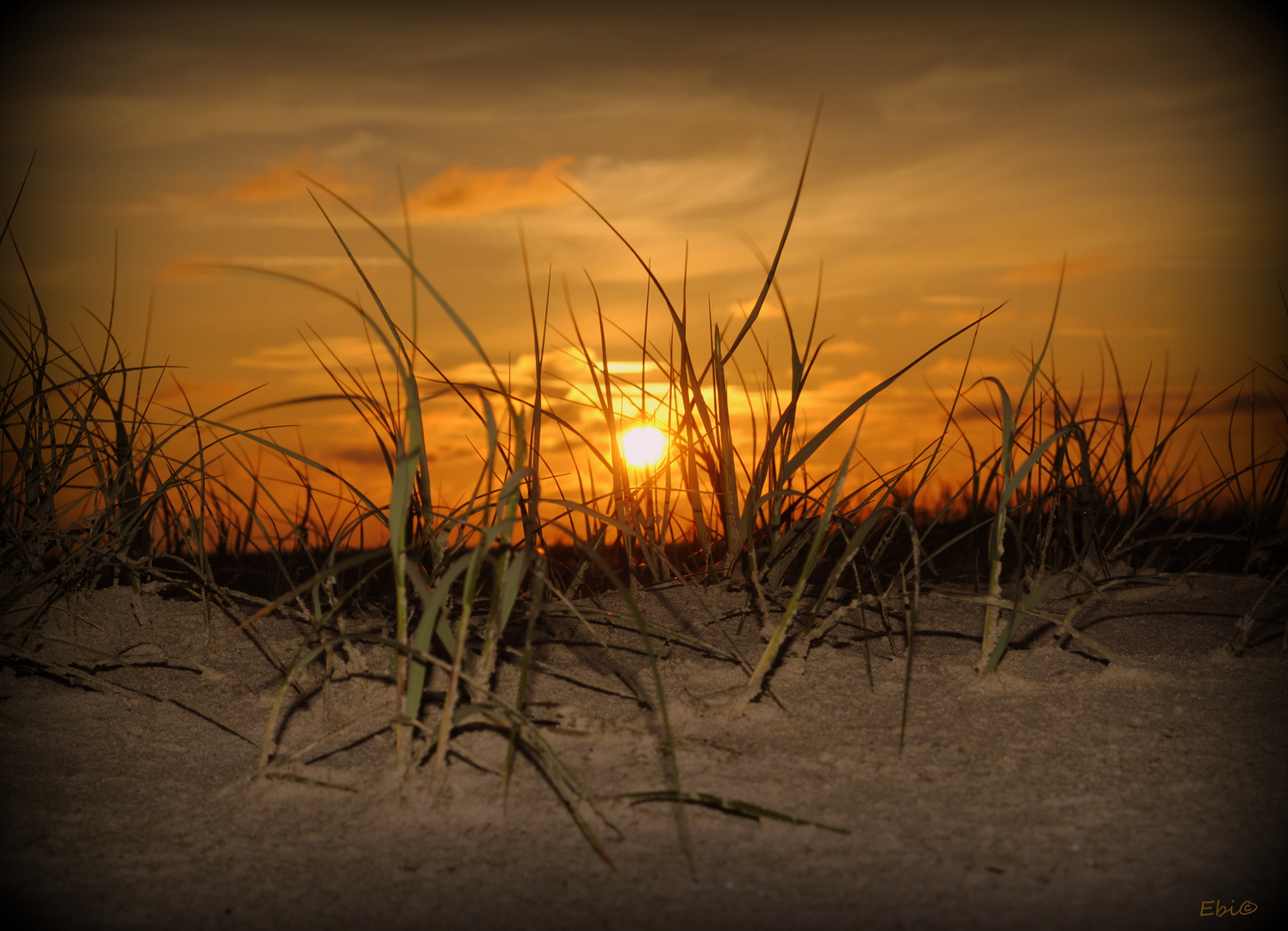 Sonnenuntergang auf Amrum