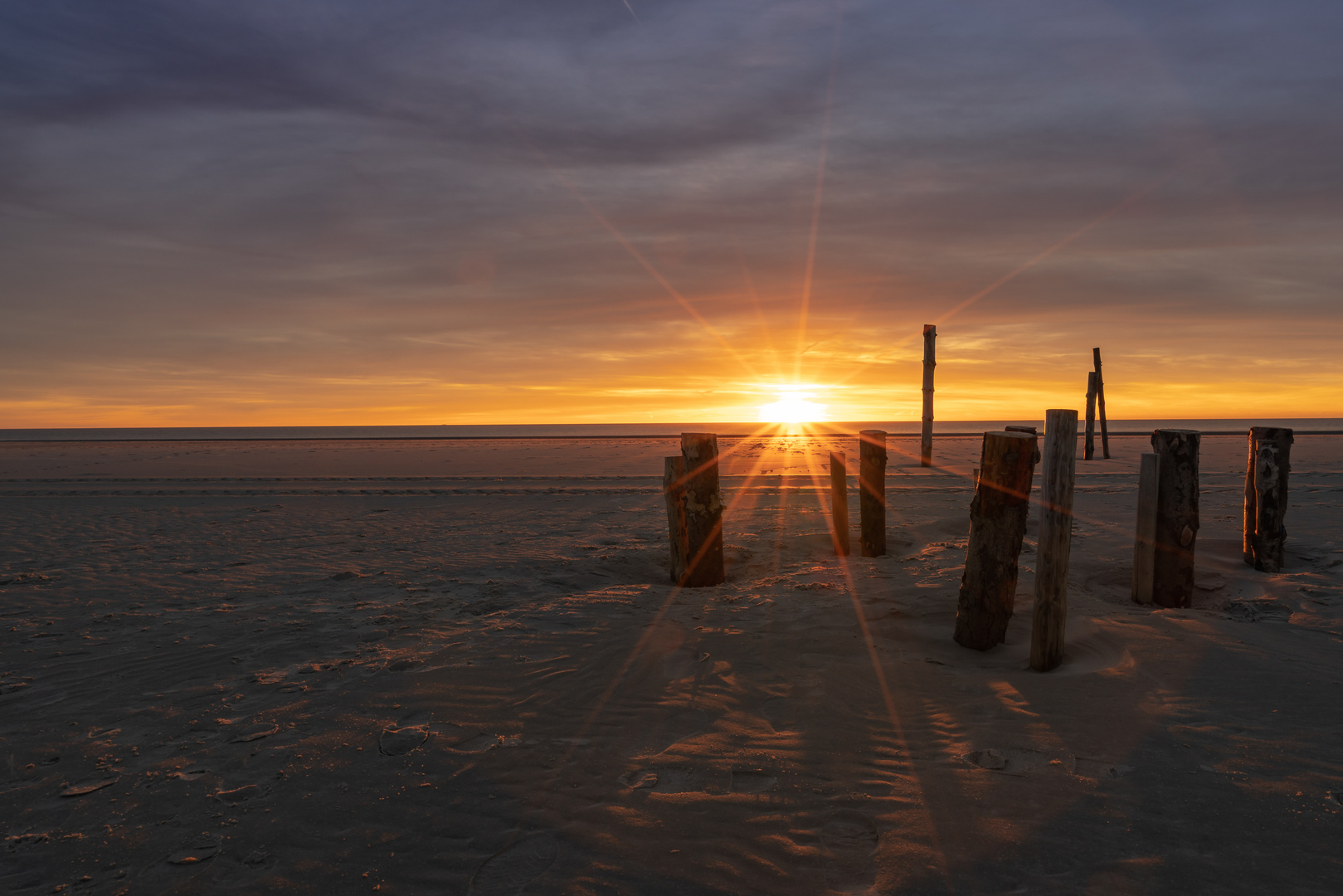 Sonnenuntergang auf Amrum