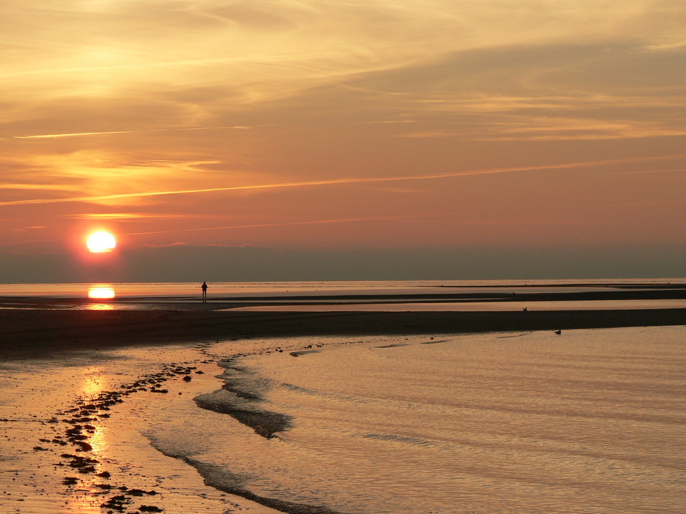 Sonnenuntergang auf Amrum