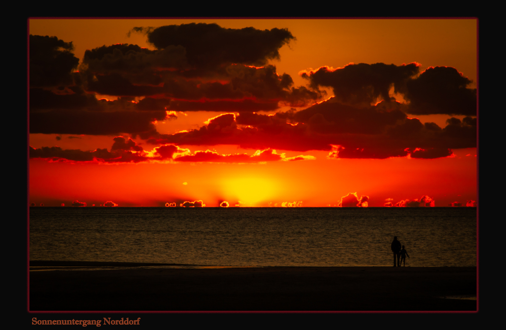 Sonnenuntergang auf Amrum