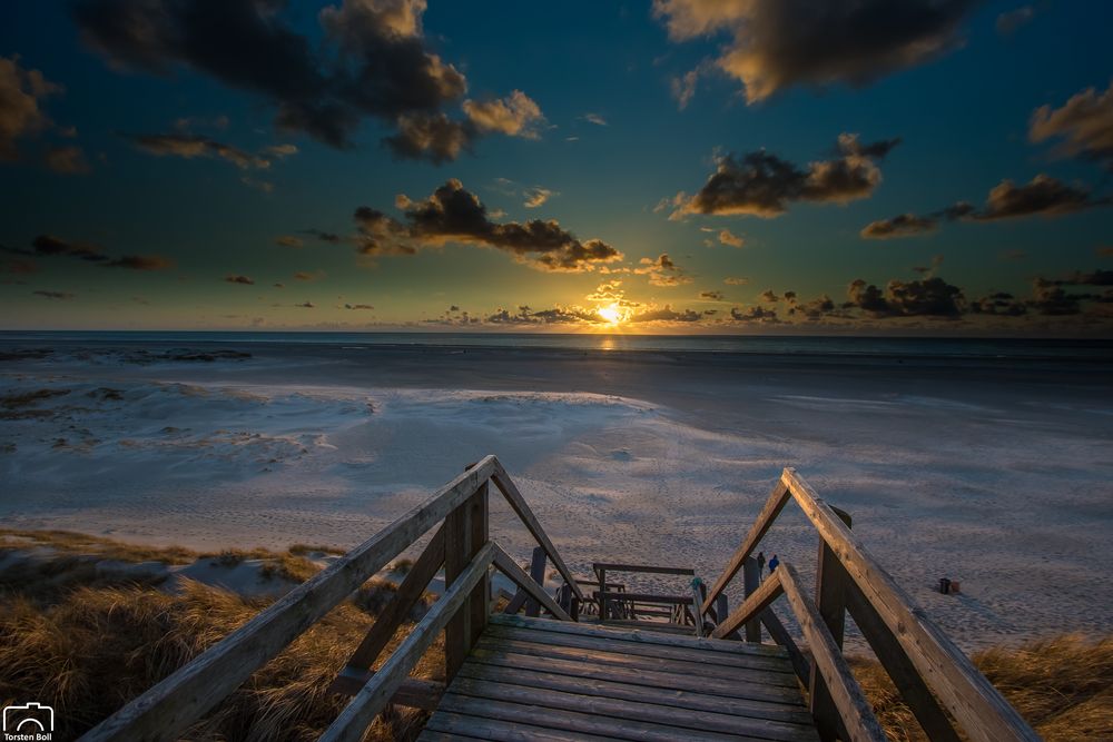 Sonnenuntergang auf Amrum