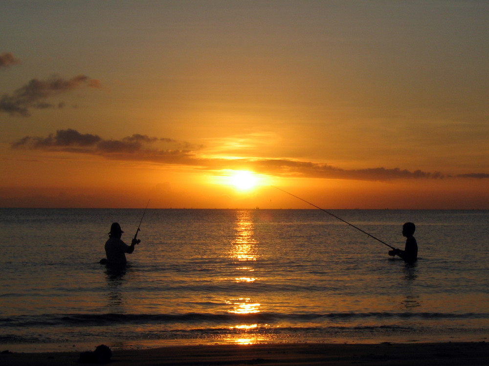 Sonnenuntergang auf Bali