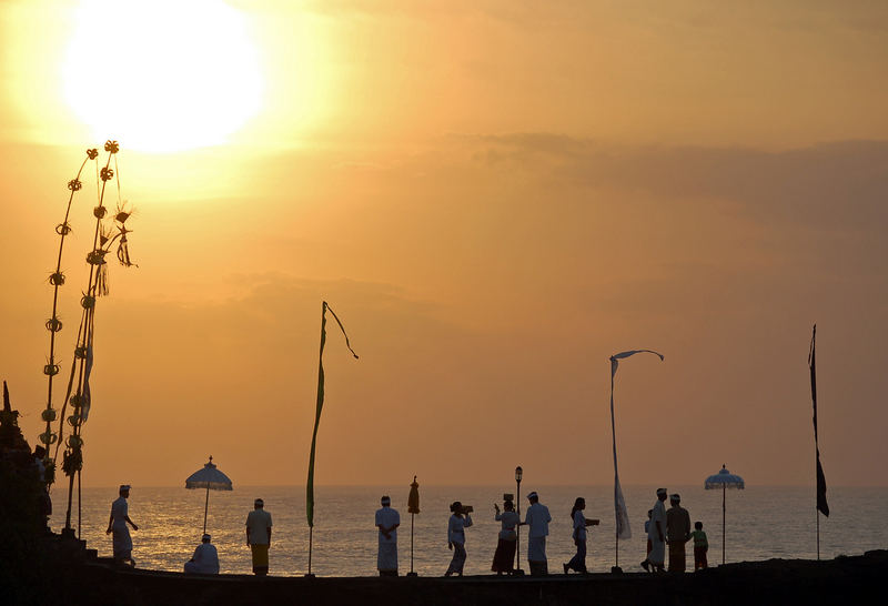 Sonnenuntergang auf Bali