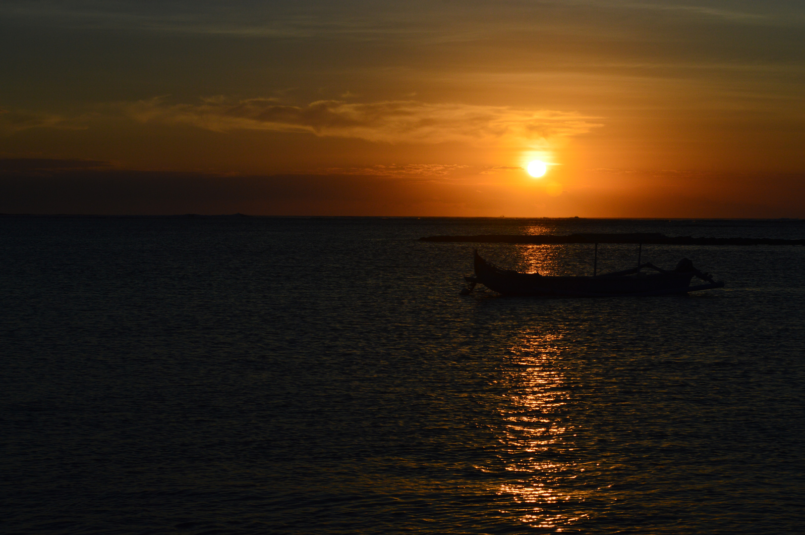 Sonnenuntergang auf Bali