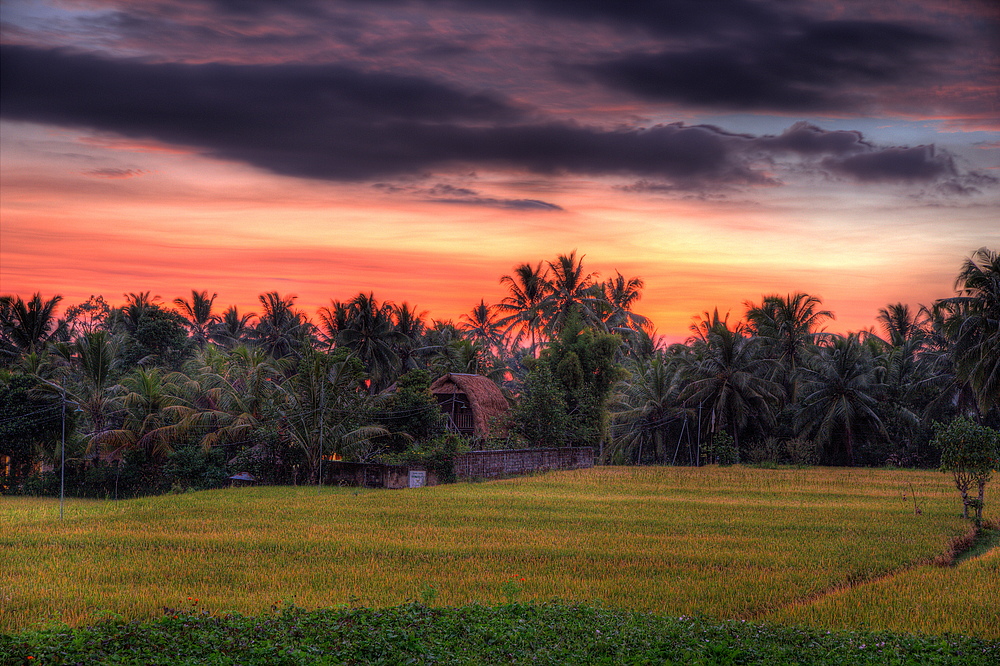 Sonnenuntergang auf Bali