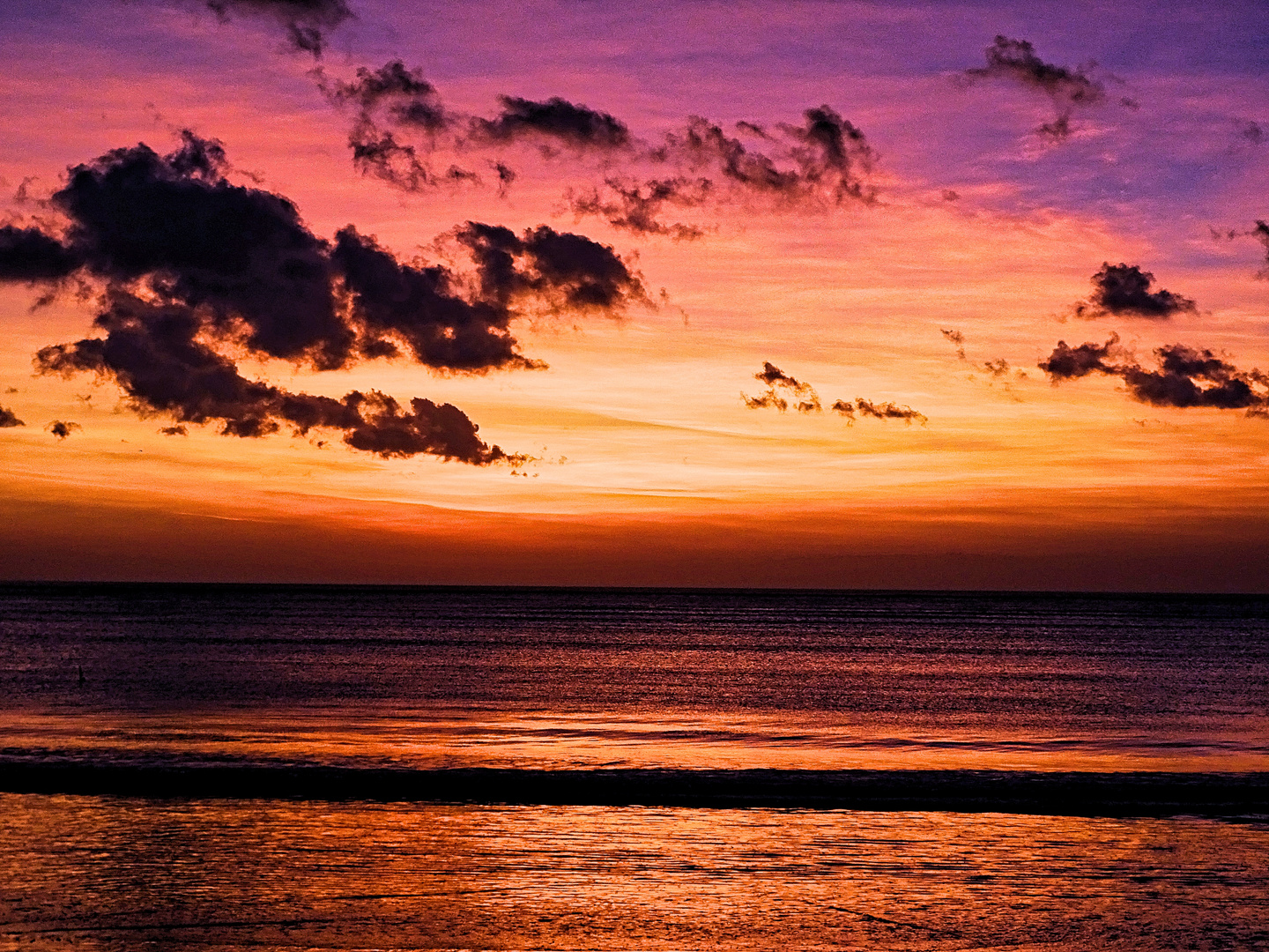 Sonnenuntergang auf Bali