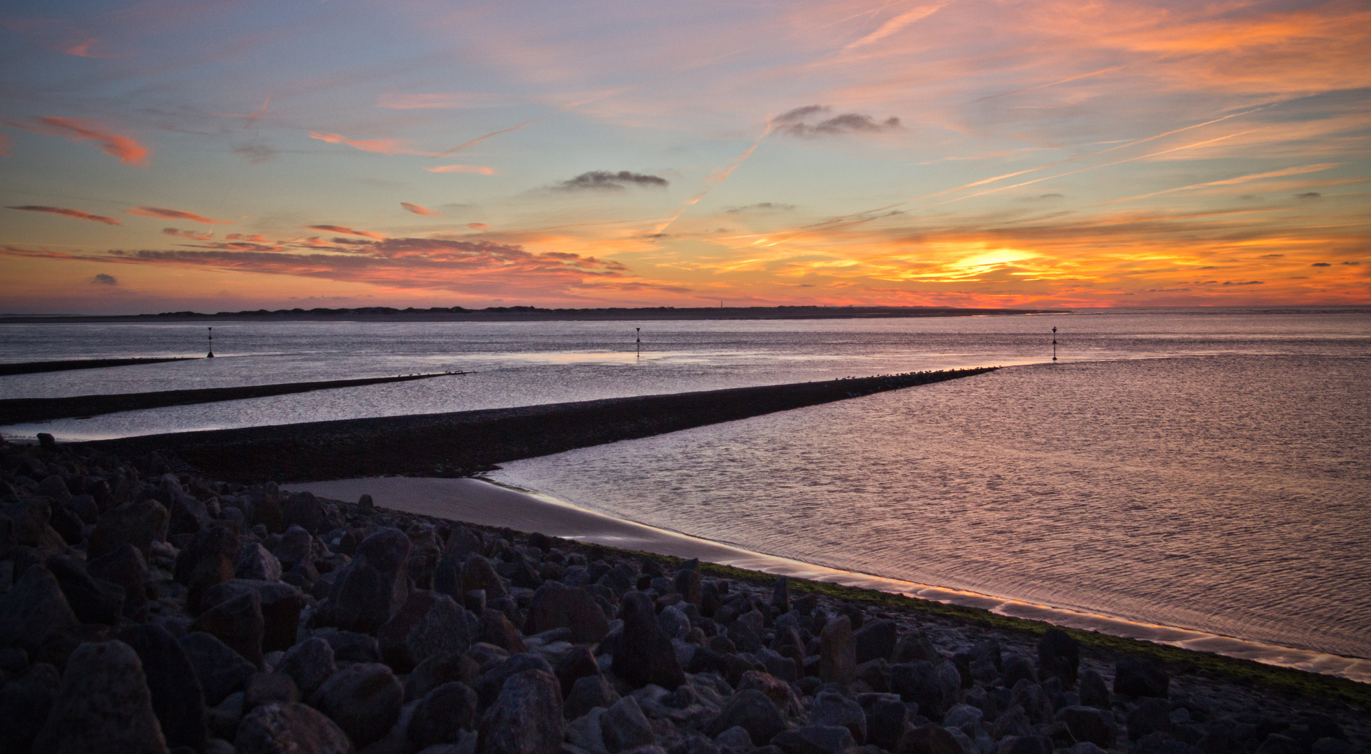 Sonnenuntergang auf Baltrum