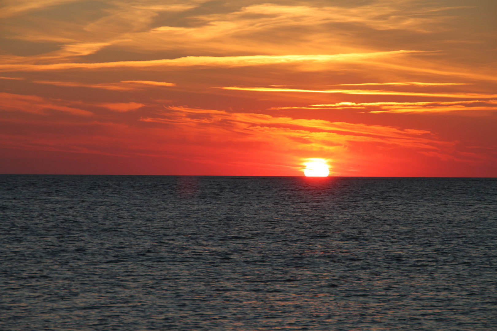 ...Sonnenuntergang auf Baltrum...