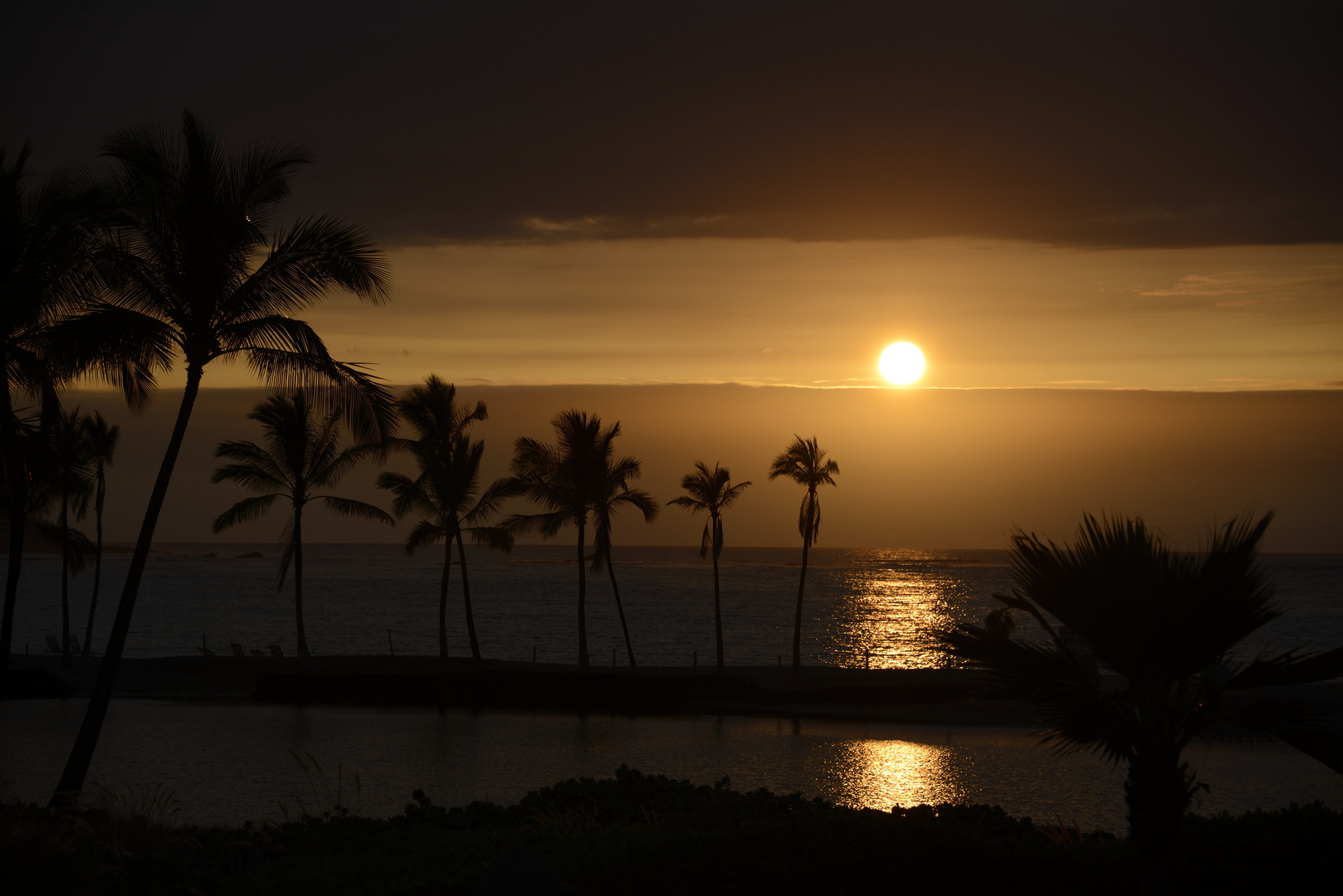 Sonnenuntergang auf Big Island