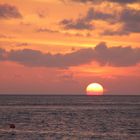 Sonnenuntergang auf Biyadhoo Island