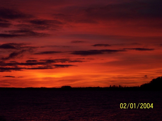 Sonnenuntergang auf Bolmsö