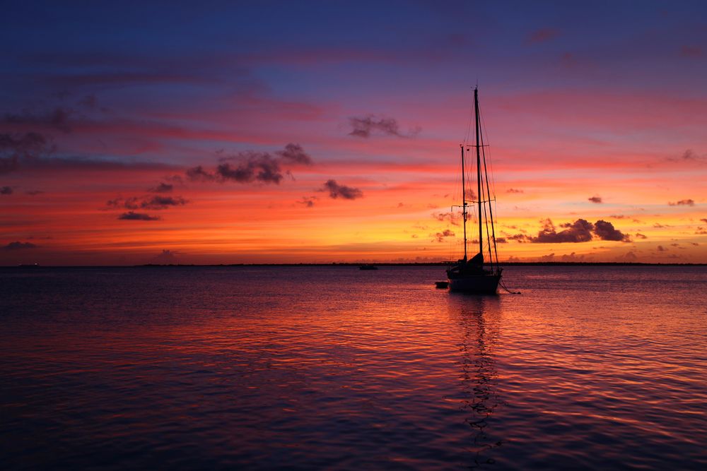 Sonnenuntergang auf Bonaire