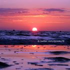 Sonnenuntergang auf Borkum 18.08.2013