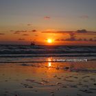 Sonnenuntergang auf Borkum 19.08.2013