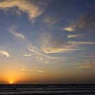 SONNENUNTERGANG AUF BORKUM 