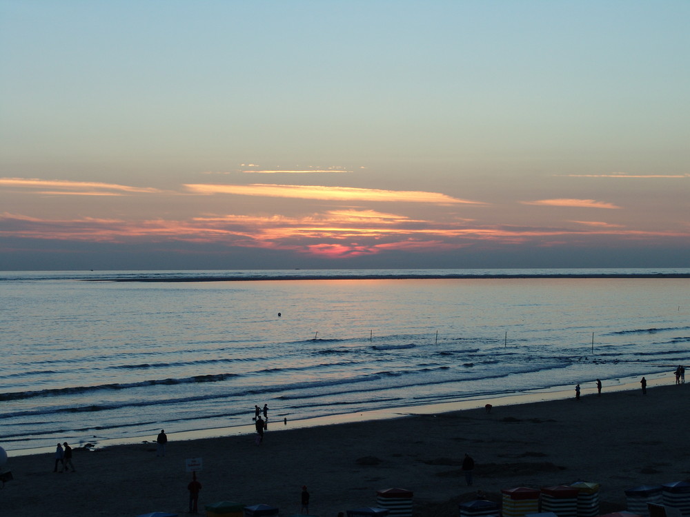 Sonnenuntergang auf Borkum