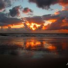 Sonnenuntergang auf Borkum