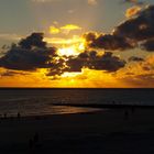 Sonnenuntergang auf Borkum