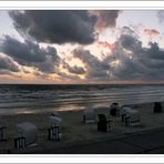 Sonnenuntergang auf Borkum