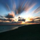 Sonnenuntergang auf Borkum