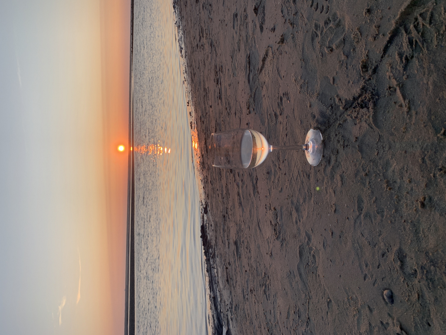 Sonnenuntergang auf Borkum 