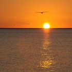 Sonnenuntergang auf Borkum