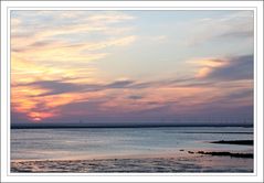 Sonnenuntergang auf Borkum