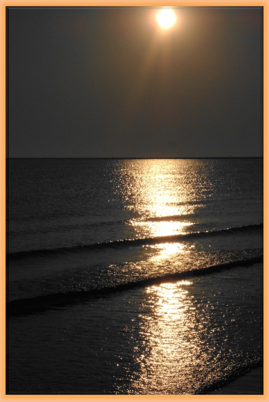 Sonnenuntergang auf Borkum