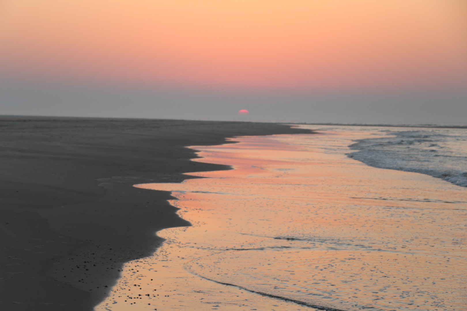 Sonnenuntergang auf Borkum