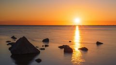 Sonnenuntergang auf Borkum