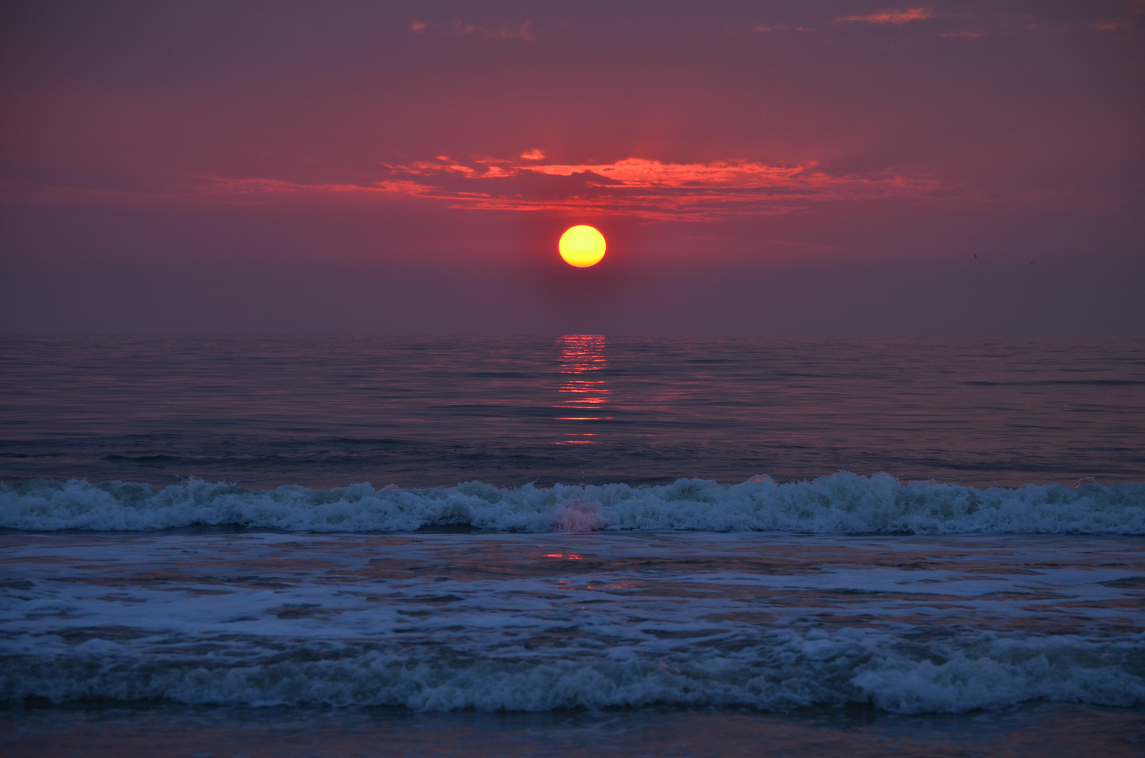 Sonnenuntergang auf Borkum