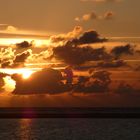 Sonnenuntergang auf Borkum