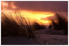 Sonnenuntergang auf Borkum