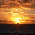 Sonnenuntergang auf Borkum