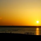 Sonnenuntergang auf Borkum