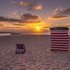 Sonnenuntergang auf Borkum 