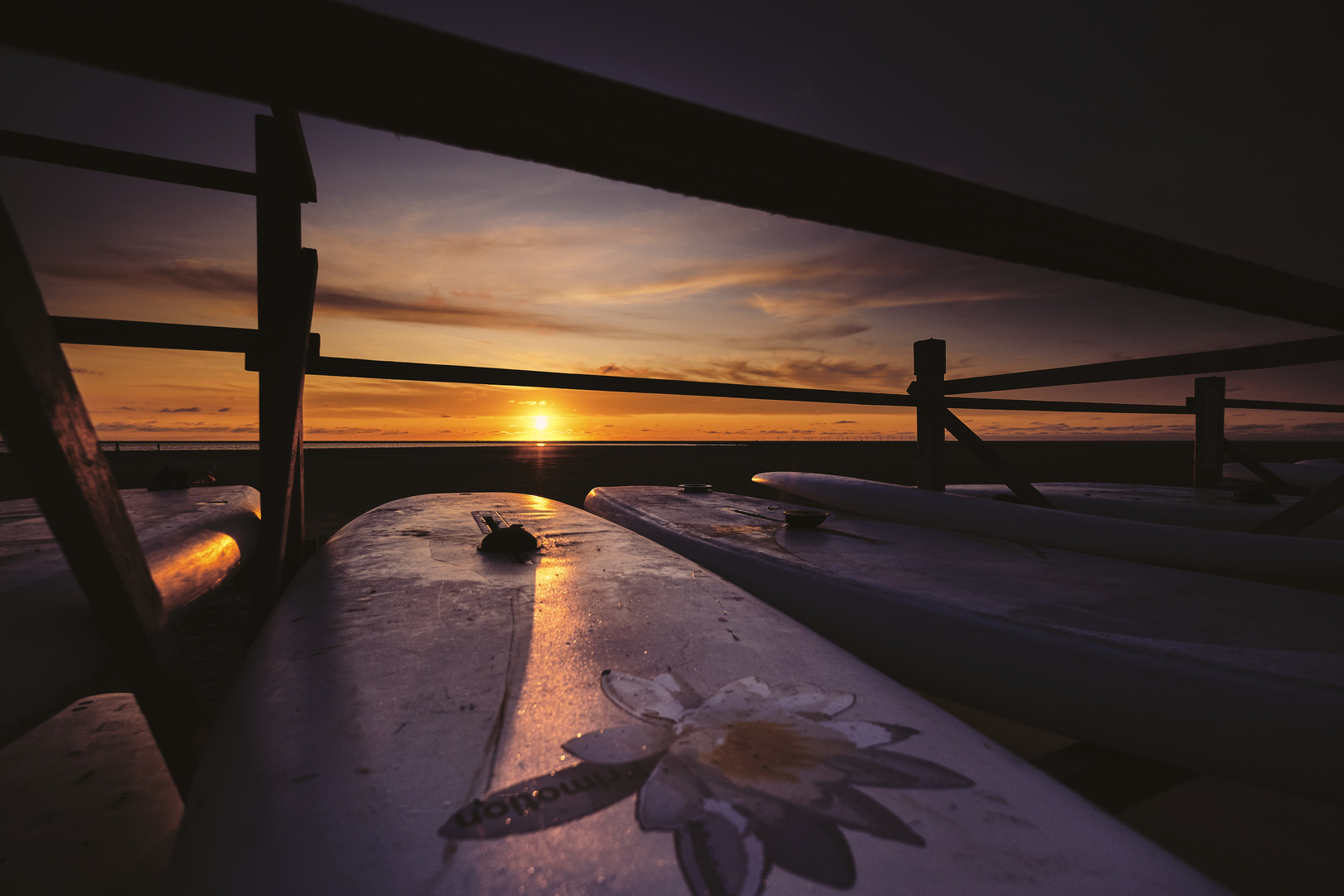 Sonnenuntergang auf Borkum