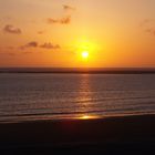 Sonnenuntergang auf Borkum