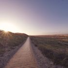 Sonnenuntergang auf Borkum zur Winterzeit