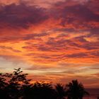 Sonnenuntergang auf Borneo