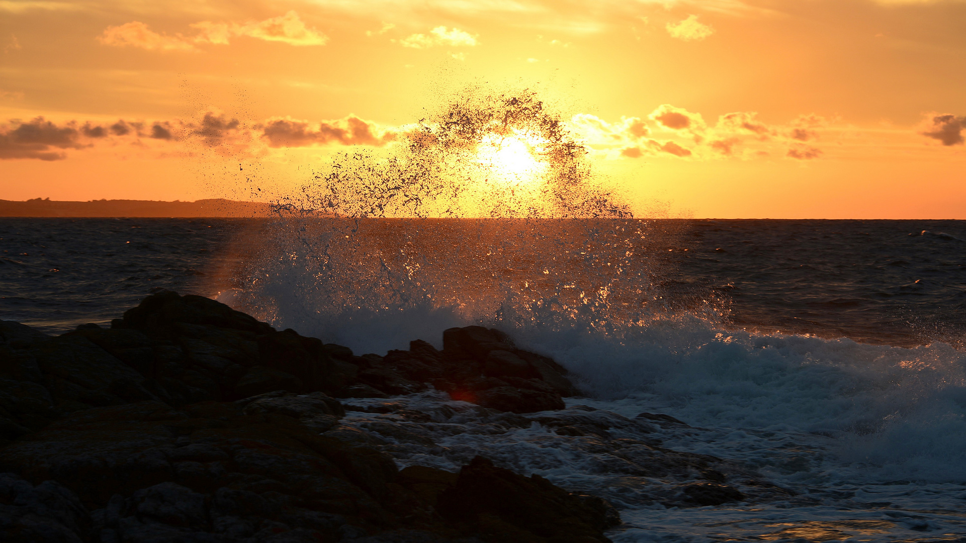 Sonnenuntergang auf Bornholm